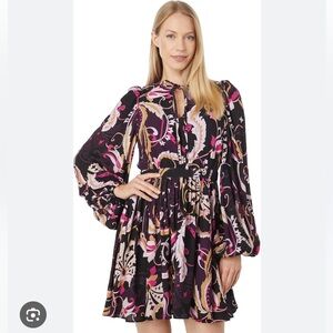 NWT Ted Baker London Rhabia Floral Paisley Dress Size UK 2 US 6